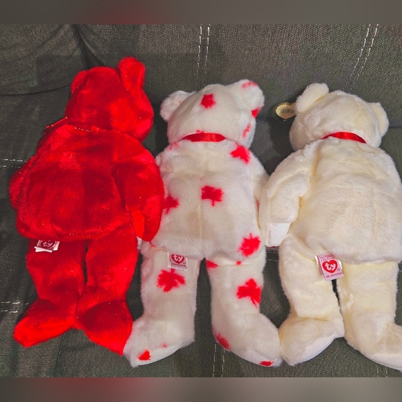 🍁 MAPLE, CHINOOK & PIERRE, Vintage Beanie Buddy LOT OF 3 - Canadian EXCLUSIVES - Picture 2 of 2